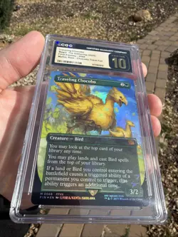 TRAVELING CHOCOBO Chocobo Track Foil - Final Fantasy Graded CGC Pristine 10 🔥 - Image 2