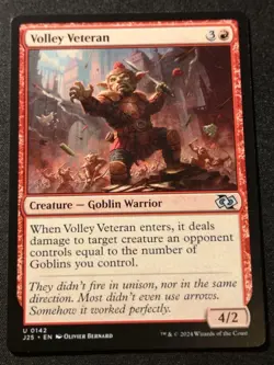 Volley Veteran - J25 - MTG - EN - NM - 0142 - Image 1