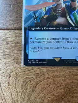 Magic MTG Final Fantasy - O'aka, Traveling Merchant EXTENDED ART FOIL 0144 - Image 2