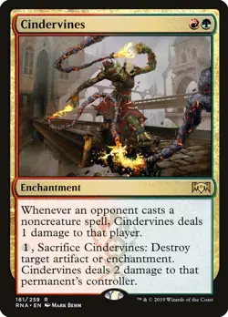 Cindervines Ravnica Allegiance MTG MAGIC ENCHANTMENT RARE - Image 1
