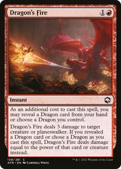 Dragon's Fire #139 | NM FOIL | Adventures in the Forgotten Realms Magic MTG - Image 1