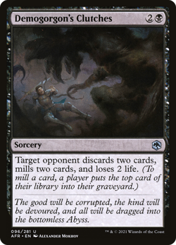 Demogorgon's Clutches #96 | NM FOIL | AFR Magic MTG - Image 1