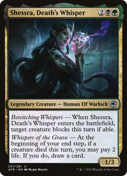 Shessra, Death's Whisper #231 | NM FOIL | AFR Magic MTG - Image 1