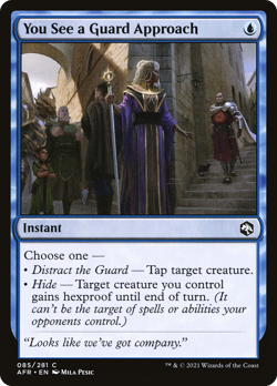 You See a Guard Approach #85 | NM FOIL | AFR Magic MTG - Image 1