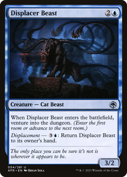 Displacer Beast #54 | NM FOIL | Adventures in the Forgotten Realms Magic MTG - Image 1