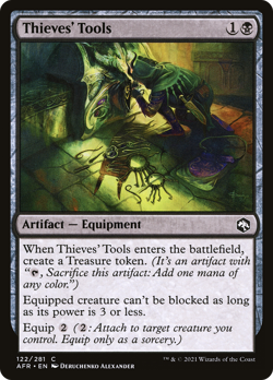 Thieves' Tools #122 | NM FOIL | Adventures in the Forgotten Realms Magic MTG - Image 1