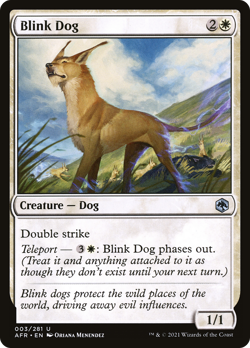 Blink Dog #3 | Near Mint FOIL | Adventures in the Forgotten Realms Magic MTG - Image 1