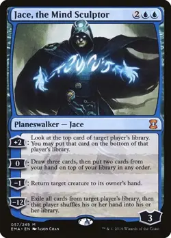 Jace, the Mind Sculptor Eternal Masters LP MTG - Image 1