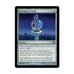 WOTC MtG Shadowmoor Elsewhere Flask (C) (Foil) NM - Image 1