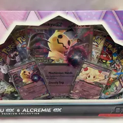 Pokemon TCG: Mimikyu ex & Alcremie ex Premium Collection Box - New / Sealed - Image 2