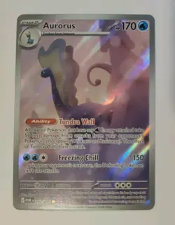 Pokemon TCG Aurorus 092/088 Full Art Illustration Rare Holo Perfect Order - Image 1