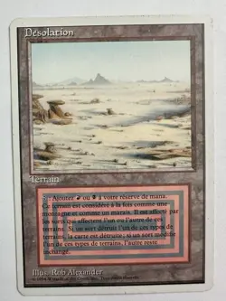 Desolation Dual Land Mtg Badlands Magic The Gathering French Mtg - Image 1