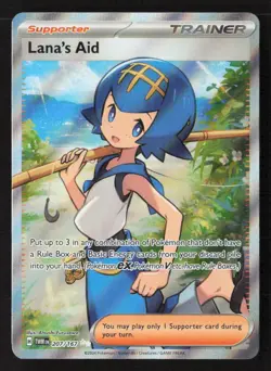 Lana's Aid Ultra Rare Holofoil TWM 207/167 NM Pokemon TCG - Image 1