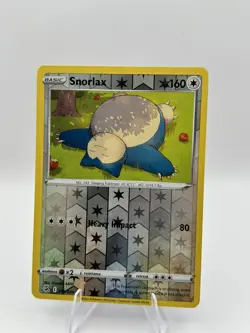 Snorlax #206 Reverse Holo 206/204 Pokemon TCG Fusion Strike NM - Image 1