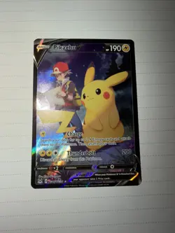 Pokemon TCG Lost Origin Pikachu v TG16/TG30 Ultra Rare TCG - Image 1
