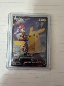 Pokemon TCG Lost Origin Pikachu v TG16/TG30 Ultra Rare TCG - Image 2