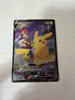 Pokemon TCG Lost Origin Pikachu v TG16/TG30 Ultra Rare TCG - Image 3