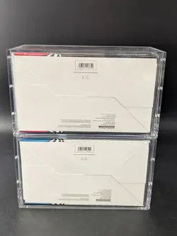 2x Pokemon Black Bolt White Flare Sealed Booster Bundle Display Case W/Acrylic - Image 2