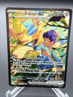 Pokemon Journey Together Hop's Zacian ex 186/159 SIR SIR NM - Image 1