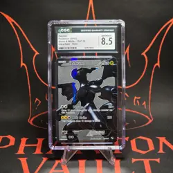 CGC 8.5 Zekrom Full Art #114 Pokemon Black and White - Image 1