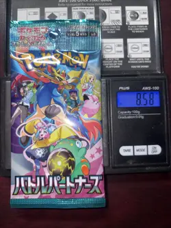 Heavy 8.58g Pokemon Sealed Journey Together Japanese Booster Pack - Image 1