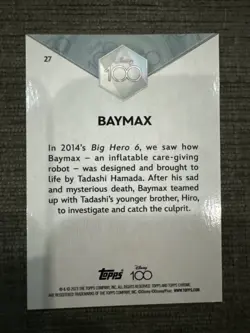 BAYMAX 2023 TOPPS CHROME DISNEY 100 BASE - Image 2