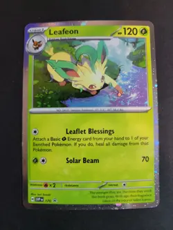 Leafeon (Cosmos Holo) 170 Promo Pokemon Prismatic Evolutions - Image 1
