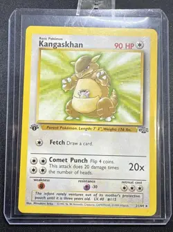 Kangaskhan 21/64 Non-Holo 1st Edition - Pokemon Jungle - LP - Image 4