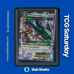2015 POKEMON XY ROARING SKIES #76/108 M RAYQUAZA EX - Image 1