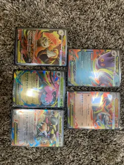 POKEMON TCG PHANTASMAL FLAMES MEGA EVOLUTION LOT OF 5 EXs ALL NM+ - Image 1
