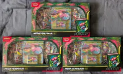 Pokemon Mega Venusaur EX Premium Collection Factory Sealed x3 - Image 1