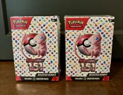 Pokemon Scarlet & Violet 151 Booster Bundle Boxes Factory Sealed New Lot of 2 - Image 1
