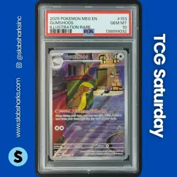 2025 POKEMON MEGA EVOLUTION #153/132 GUMSHOOS ILLUSTRATION RARE PSA 10 - Image 1