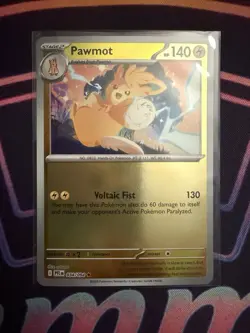 Me02: Phantasmal Flames Pokemon TCG Pawmot 34/94 Reverse Holo - Image 1