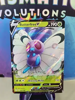 Butterfree V 001/189 - Darkness Ablaze - Ultra Rare - Pokemon TCG - Image 1