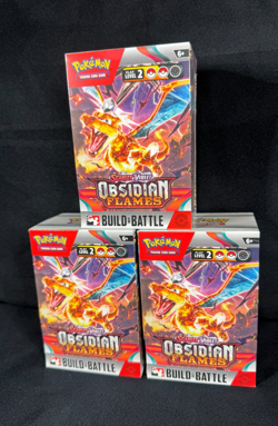 Pokemon SV3 Obsidian Flames Build & Battle (X3) Factory Sealed 2023 Pokemon - Image 4