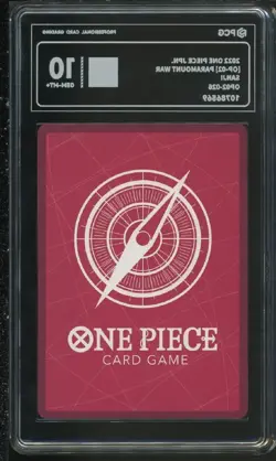 2022 One Piece Japanese Decisive Battle #OP02-026 Sanji L Alt Art PCG 10 JE21 - Image 2