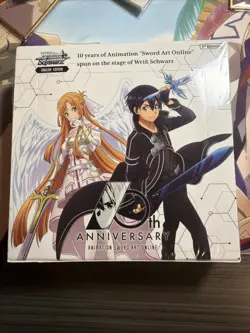 Weiss Schwarz Sword Art Online 10th Anniversary English 1st Edition Booster Box - Image 1