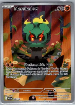 Marshadow 146/132 ME01: Mega Evolution - Pokemon Card - NM - Image 1