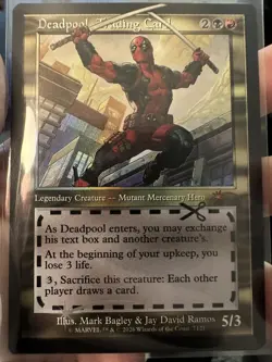 Deadpool, Trading Card (7127) - FOIL - Secret Lair Chase Rare NM MTG - Image 3