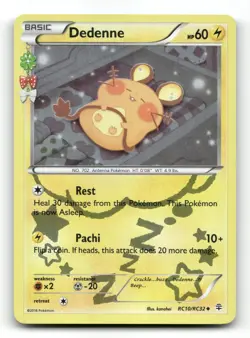 Dedenne RC10/RC32 Reverse Holo - Generations - Pokemon Card NM/M - Image 1