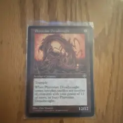 Wizards Magic Phyrexian Dreadnought Mirage Rare Artifact Creature 12/12 1996 Ve… - Image 1