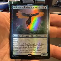 Malcolm, Alluring Scoundrel The Lost Caverns of Ixalan Foil 63 NM - Image 1