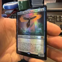 Malcolm, Alluring Scoundrel The Lost Caverns of Ixalan Foil 63 NM - Image 3