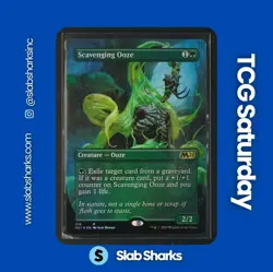 2020 MAGIC: THE GATHERING CORE SET 2021 #318 SCAVENGING OOZE FOIL - Image 1