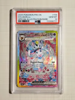 Pokemon - Sylveon ex 156/131 - Prismatic Evolutions SIR - PSA 10 - Image 1