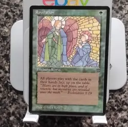 Magic: The Gathering Revelation Enchant World Legends Green Rare Kaja Foglio - Image 1