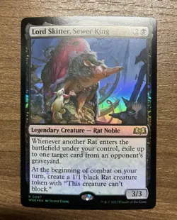 Lord Skitter, Sewer King Prerelease Cards Foil - Image 1