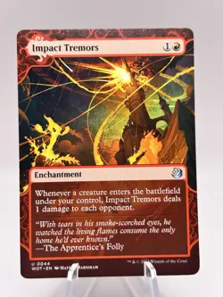 Impact Tremors 0044 Wilds of Eldraine: Enchanting Tales WOT MTG NM - Image 1