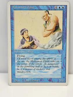 MTG Mahamoti Djinn Revised Edition Regular Rare Near Mint Never Been Played - Image 1